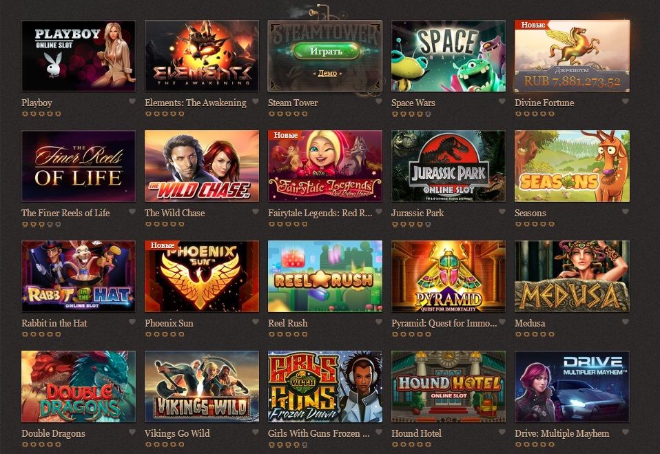 Административная панель Joycasino